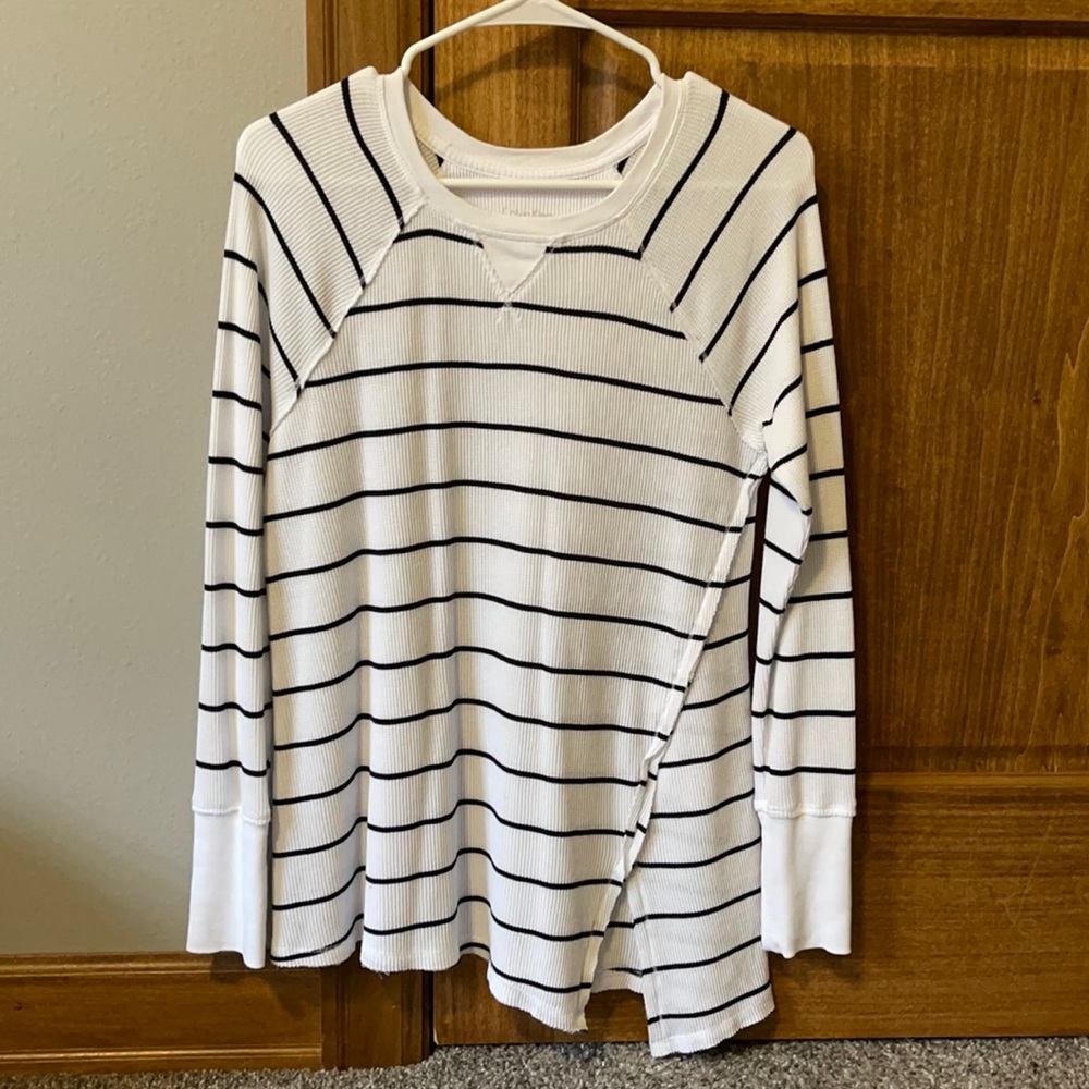 Calvin Klein Performance striped long sleeve